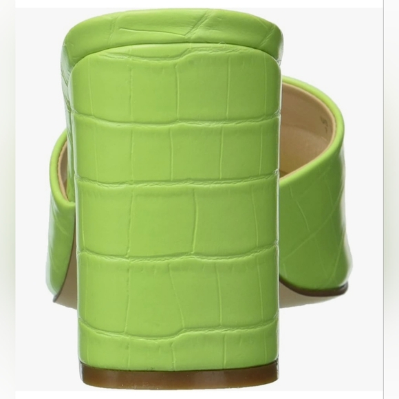 The Drop Pattie High Block- Heeled Mule Sandal #769, 770, 789, 790 - Picture 10 of 10